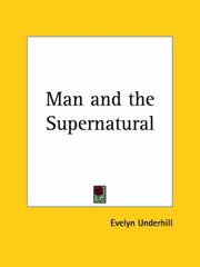 Cover of: Man and the Supernatural by Evelyn Underhill, Evelyn Underhill