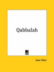 Cover of: Qabbalah by Isaac Myer