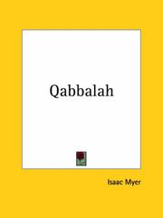 Cover of: Qabbalah