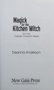 Cover of: Magick for the Kitchen Witch