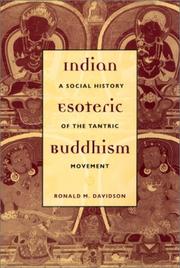 Cover of: Indian Esoteric Buddhism by Ronald M. Davidson, Ron Davidson