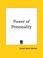 Cover of: Power of Personality