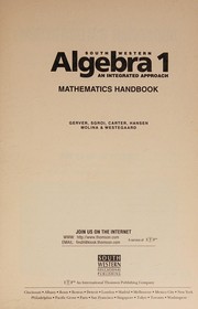 Cover of: Math Handbk-English, SW Algebra 1: Intg AP