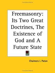 Cover of: Freemasonry by Chalmers I. Paton