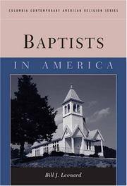 Cover of: Baptists in America (Columbia Contemporary American Religion Series)