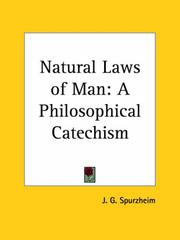 Cover of: Natural Laws of Man: A Philosophical Catechism