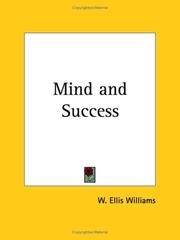 Cover of: Mind and Success by W. Ellis Williams