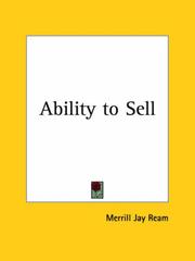 Cover of: Ability to Sell by Merrill Jay Ream