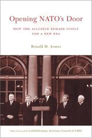 Cover of: Opening NATO's Door by Ronald D. Asmus