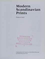 Cover of: Modern Scandinavian prints