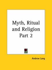 Cover of: Myth, Ritual and Religion, Part 2 by Andrew Lang