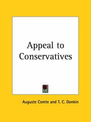 Cover of: Appeal to Conservatives