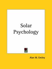 Cover of: Solar Psychology by Alan M. Emley