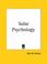 Cover of: Solar Psychology
