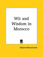 Cover of: Wit and Wisdom in Morocco