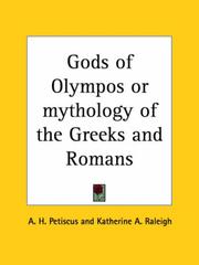 Cover of: Gods of Olympos or mythology of the Greeks and Romans