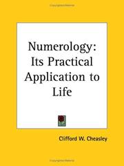 Cover of: Numerology by Clifford W. Cheasley