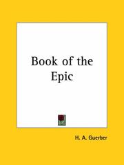 Cover of: Book of the Epic | H. A. Guerber