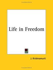Cover of: Life in Freedom