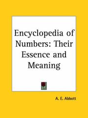 Cover of: Encyclopedia of Numbers by A. E. Abbott