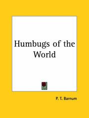 Cover of: Humbugs of the World by P. T. Barnum, P. T. Barnum