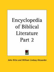 Cover of: Encyclopedia of Biblical Literature, Part 2 | 