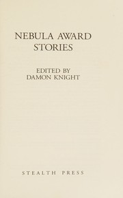 Cover of: Nebula award stories. by edited by Damon Knight.