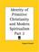 Cover of: Identity of Primitive Christianity and Modern Spiritualism, Part 2