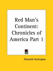 Cover of: Red Man's Continent by Ellsworth Huntington