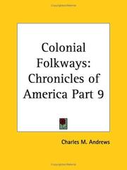 Cover of: Colonial Folkways