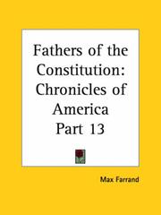 Cover of: Fathers of the Constitution