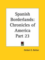 Cover of: Spanish Borderlands by Herbert Eugene Bolton