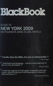 Cover of: New York 2009: Restaurants, Bars, Clubs, Hotels