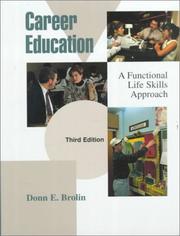 Cover of: Career education: a functional life skills approach