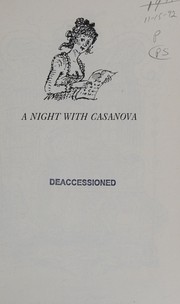 A night with Casanova by Mankowitz, Wolf.