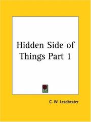 Cover of: Hidden Side of Things, Part 1