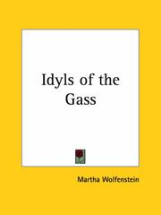 Cover of: Idyls of the Gass