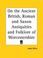 Cover of: On the Ancient British, Roman and Saxon Antiquities and Folklore of Worcestershire