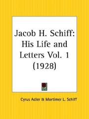 Cover of: Jacob H. Schiff | Cyrus Adler