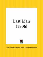 Cover of: Last Man by Jean Baptiste Francois Xa De Grainville