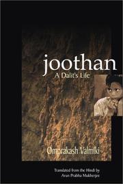 Cover of: Joothan