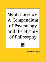 Cover of: Mental Science: A Compendium of Psychology and the History of Philosophy