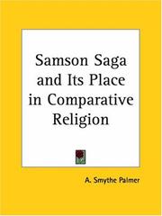 Cover of: Samson Saga and Its Place in Comparative Religion by A. Smythe Palmer