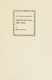 Cover of: On William Faulkner's The sound and the fury.