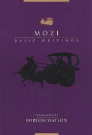 Cover of: Mozi (Translations from the Asian Classics)