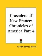 Cover of: Crusaders of New France