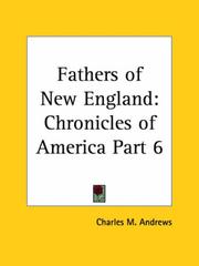 Cover of: Fathers of New England