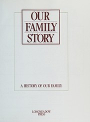 Cover of: Our Family Story (Blue)  by 