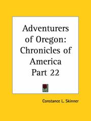 Cover of: Adventurers of Oregon