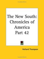 Cover of: The New South by Holland Thompson